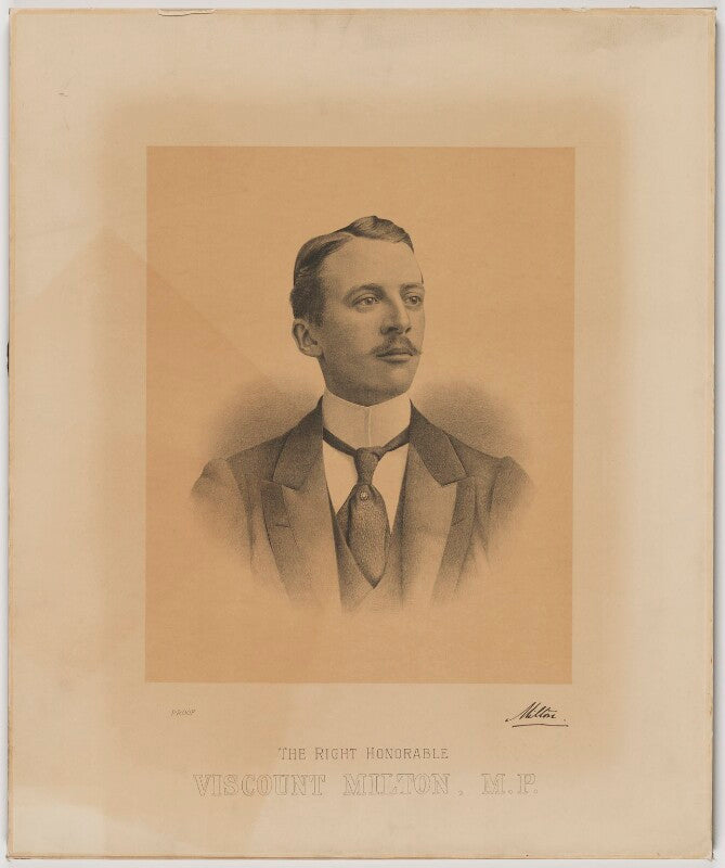 William charles de meuron wentworth fitzwilliam, 7th earl fitzwilliam when viscount milton npg d38828