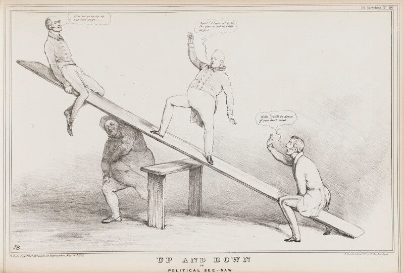 Up and down or political see saw npg d41134