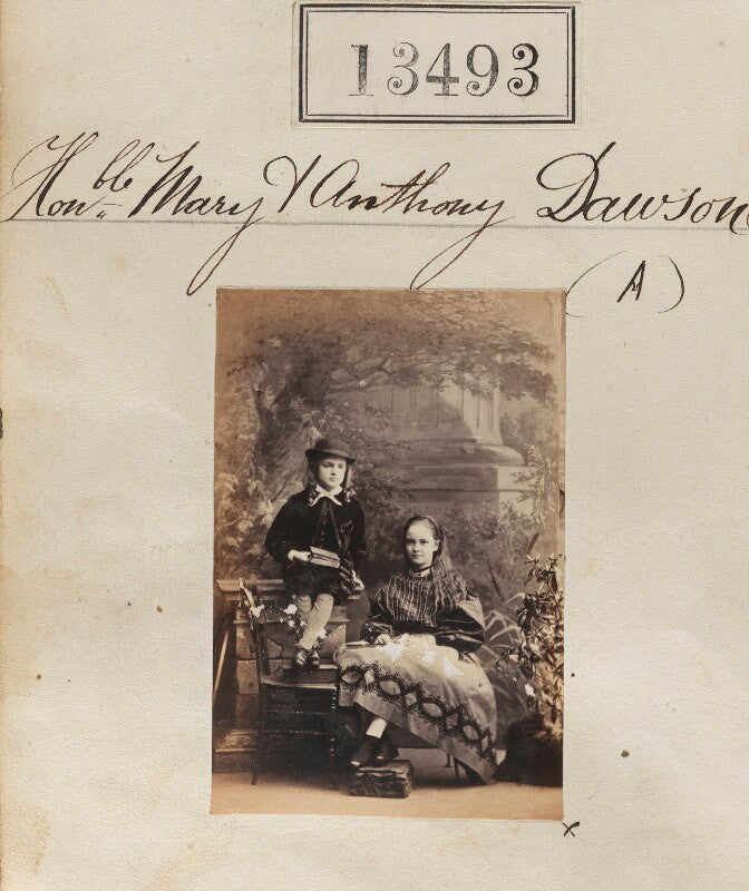 Anthony lucius dawson, 3rd earl of dartrey; mary eleanor anne (née dawson), countess of ilchester npg ax63126