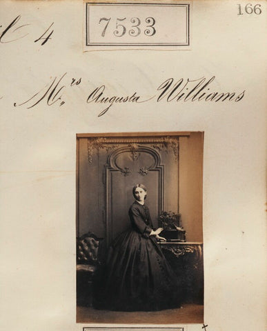 Mrs Augusta Williams NPG Ax53357