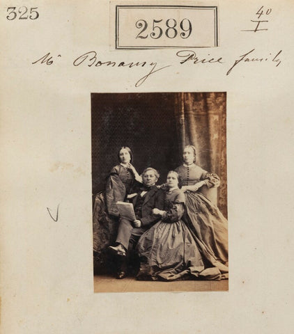 Bonamy Price with three of his daughters NPG Ax51978