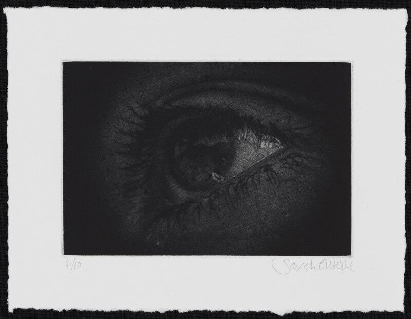 Mezzotint of an eye npg d49619