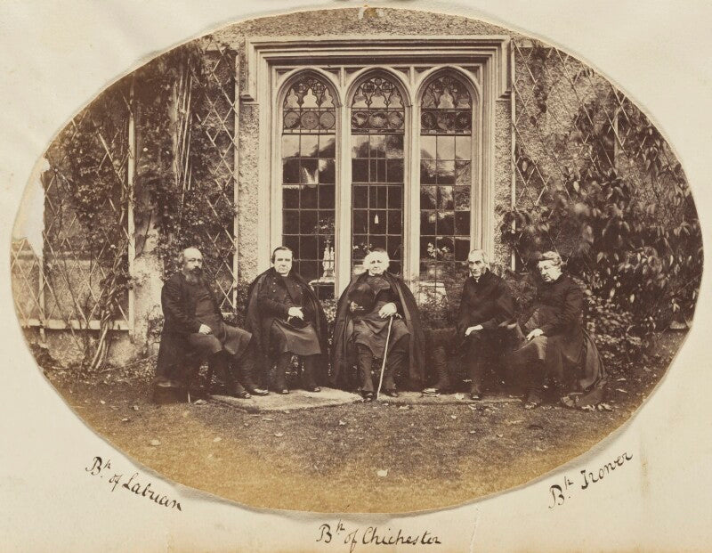 Francis thomas mcdougall; samuel wilberforce; ashurst turner gilbert; walter john trower and an unknown clergyman npg ax139189