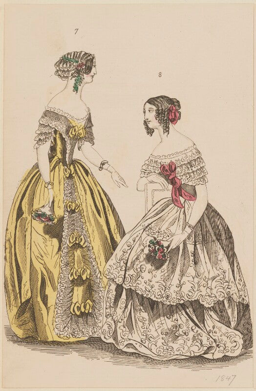 Evening dresses, september 1846 npg d47979