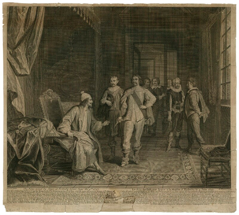 King charles i seized at holmby house by george joyce npg d26395