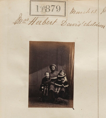 'Mrs Herbert Davis's children' NPG Ax64762
