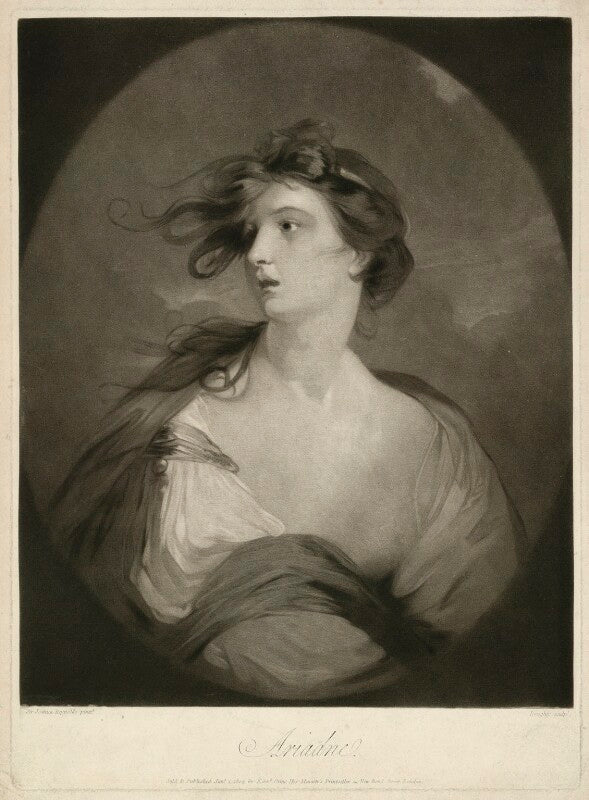 Elizabeth dunning (née baring), lady ashburton as ariadne npg d7390