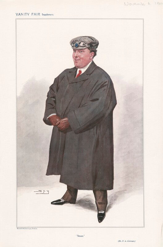 Frederic abernethy coleman ('men of the day. no. 1091. "steam."') npg d45405