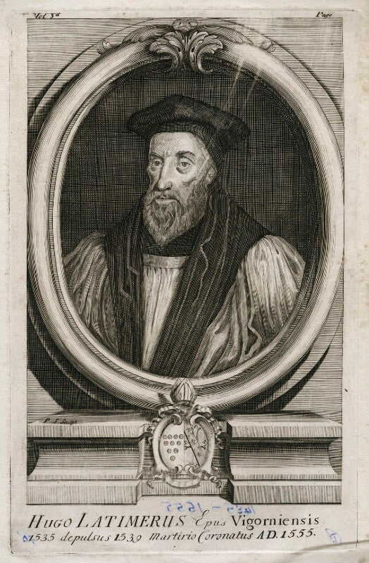 Hugh latimer npg d42482