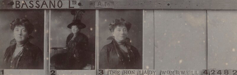 Myrtle mabel muriel (née mostyn), lady wombwell npg ax136922