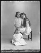 Arthur Reginald Coventry; Joan Bettine Gwenllian Birch (née Coventry); Mary Gwenllian Finegan (née Coventry) NPG x74984