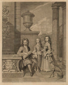 Thomas Coningsby, Earl of Coningsby; Lady Frances Hanbury Williams; Margaret Coningsby, Countess of Coningsby NPG D34072