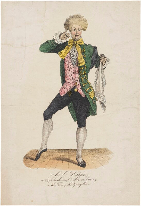 Edward richard wright as splash in rodwell's 'the young widow' npg d35806