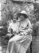 Athene Seyler with her daughter Jane Ann Jones (née Sterndale Bennett) NPG x18809