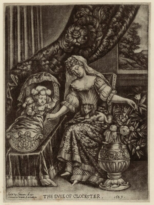 William, duke of gloucester with his nurse npg d32661