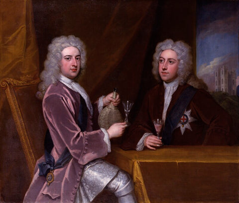 Thomas Pelham-Holles, 1st Duke of Newcastle-under-Lyne; Henry Clinton, 7th Earl of Lincoln NPG 3215