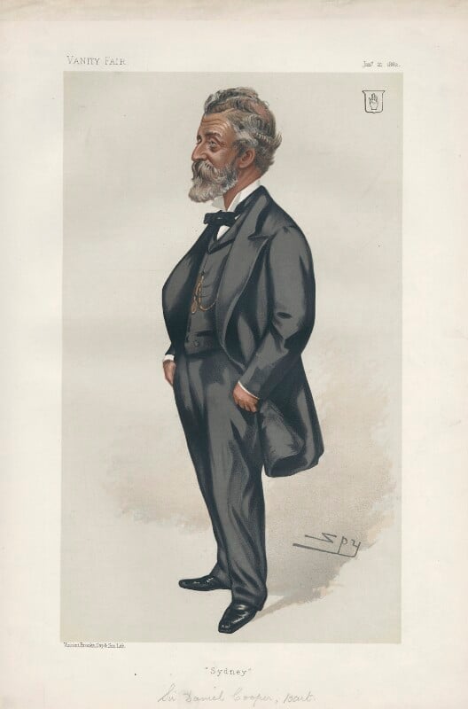 Sir daniel cooper 1st bt ('men of the day. no. 253.') npg d44051