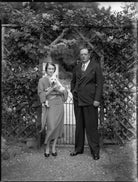 Esther Sarah (née Whitmey), Lady Fairey; Sir (Charles) Richard Fairey NPG x151691