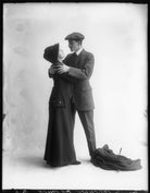 Margaret Chute as Mrs Cowper-Cowper; G. Trevor Roller as Parker in 'Lady Windermere's Fan' NPG x103965