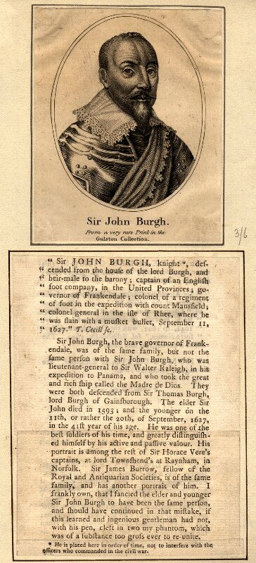 Sir John Burgh NPG D1142