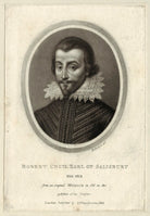 Unknown man engraved as Robert Cecil, 1st Earl of Salisbury NPG D25761