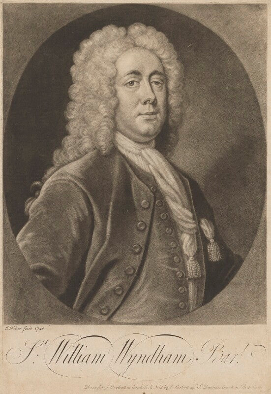 Sir william wyndham, 3rd bt npg d36208