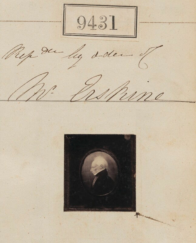 'reproduction by order of mr erskine' npg ax59238