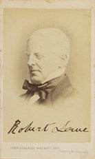 Robert Lowe, 1st Viscount Sherbrooke NPG Ax9703