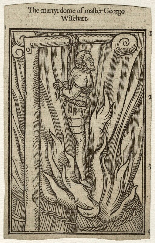 George wishart ('the martyrdome of master george wisehart') npg d34612