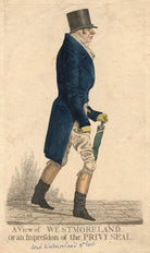 John Fane, 10th Earl of Westmorland ('A view of Westmoreland, or an impression of the Privy Seal') NPG D13518