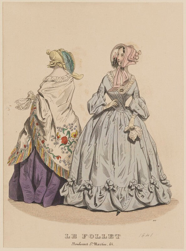 Carriage costume, march 1841 npg d47874