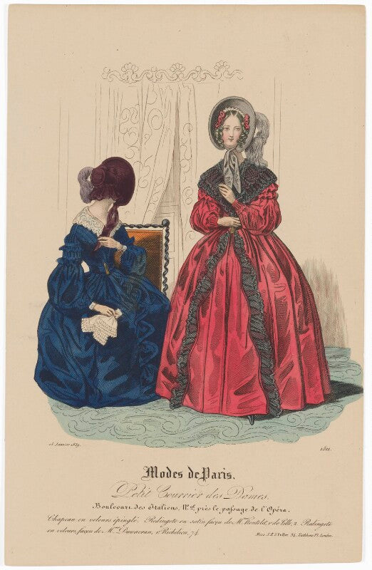 'modes de paris', 15 january 1839 npg d47776