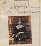 Mrs Hallowell Carew ('Reproduction enlarged from carte-de-visite of Mrs Hallow Carew') NPG Ax59174