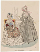 Morning walking dress and Toilette d'interieur, July 1839 NPG D47760