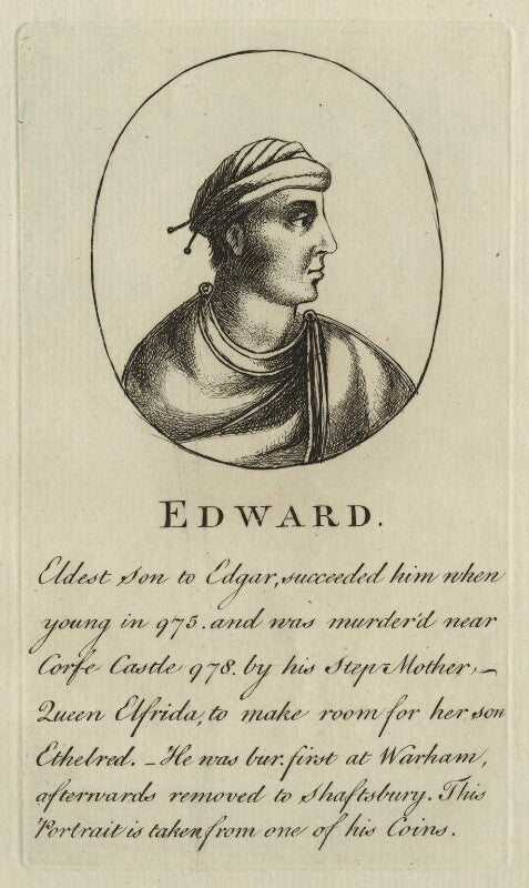 King Edward ('the Martyr') NPG D23601