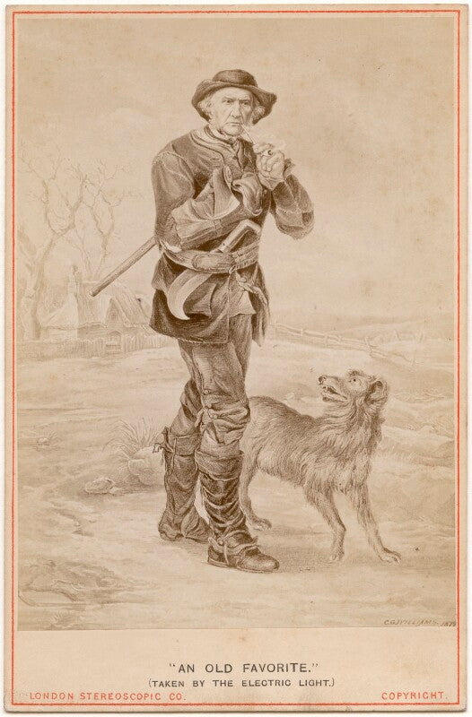 'an old favourite' (william ewart gladstone) npg x197581