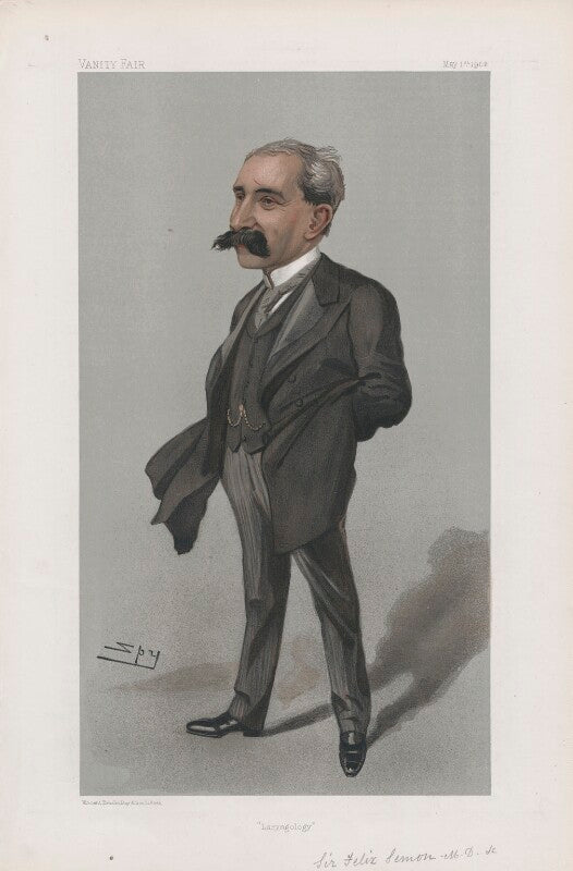 Sir felix semon ('men of the day. no. 840.') npg d45116