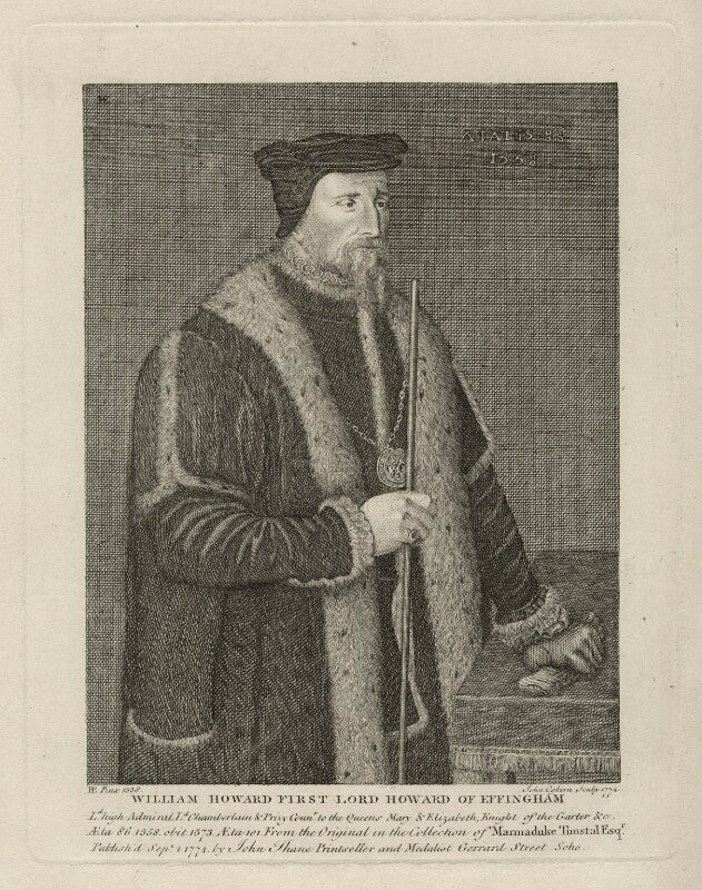 William howard, 1st baron howard of effingham npg d31597