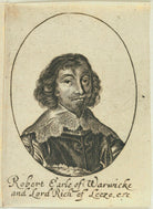 Robert Rich, 2nd Earl of Warwick NPG D22973