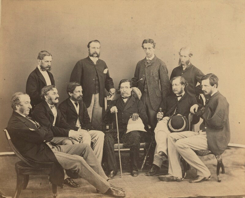 Group of officials, simla npg x129639