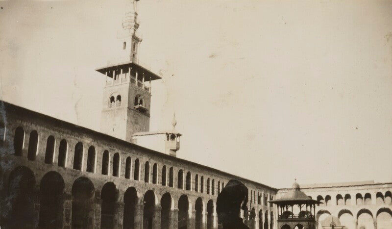 'the mosque' (damascus, syria) npg ax183231
