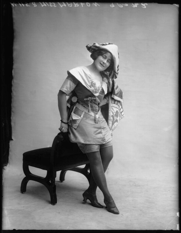 Marion marler as captain swanker in 'dick whittington and his cat' npg x103689