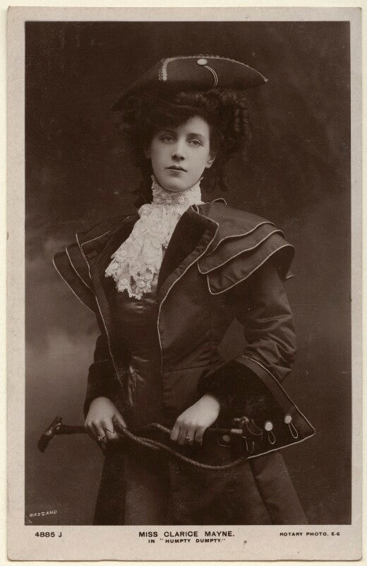 Clarice mayne in 'humpty dumpty' npg ax160035