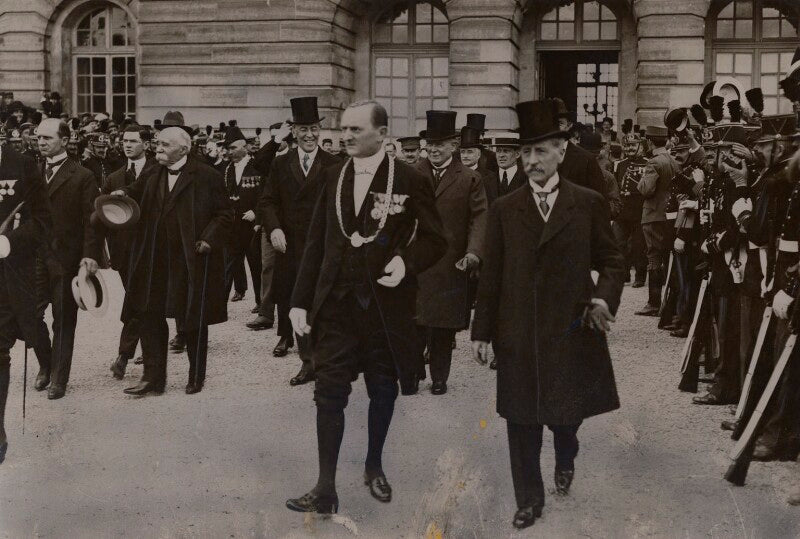 After the signing of the treaty of versailles npg x137208