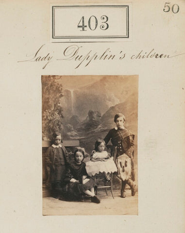 'Lady Dupplin's children' NPG Ax50154