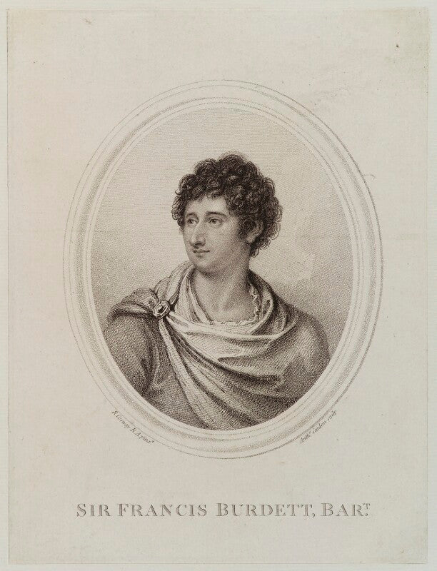 Sir francis burdett, 5th bt npg d19935