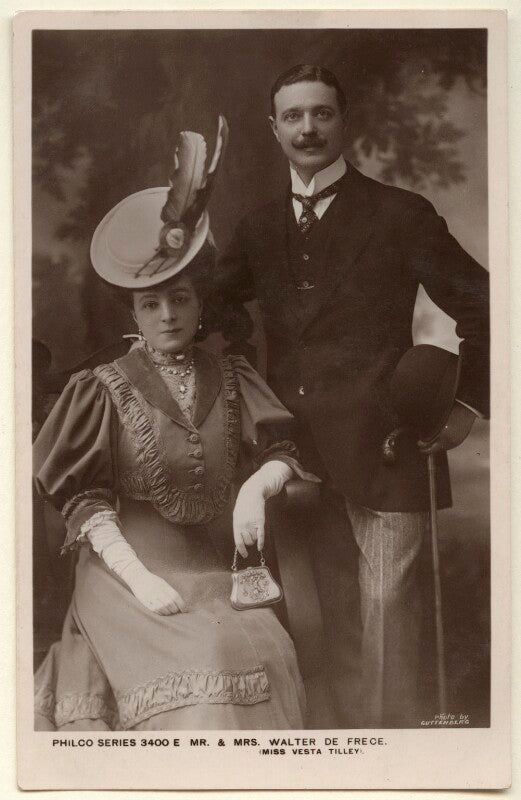 Vesta tilley; walter de frece npg ax160045