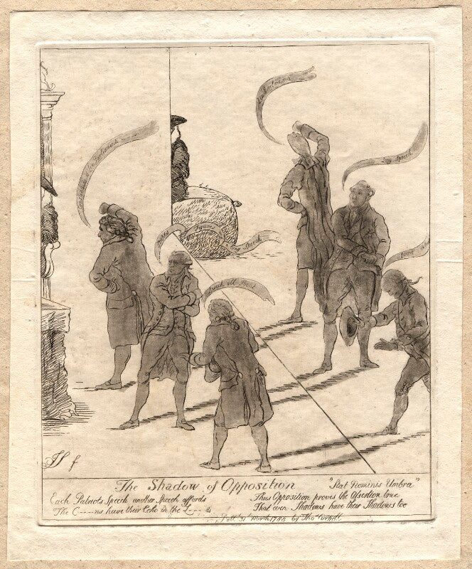 'the shadow of opposition' npg d12248