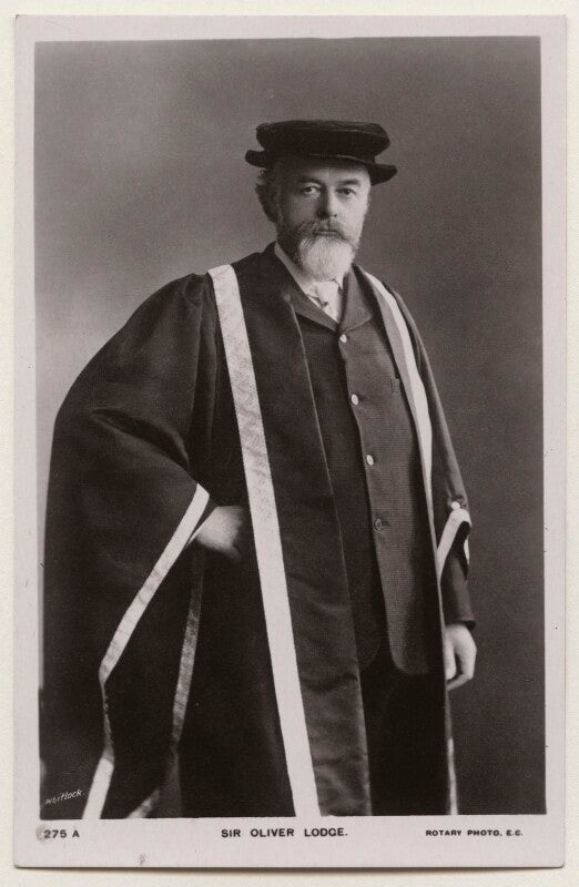 Sir oliver joseph lodge npg x197631