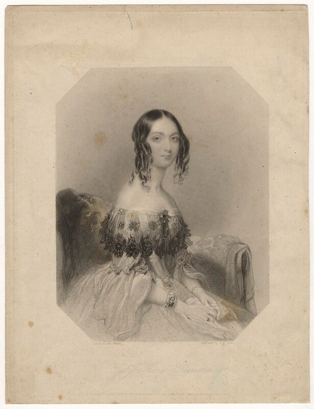 Mary augusta frederica pleydell bouverie (née grimston), countess of radnor when viscountess folkestone npg d23310